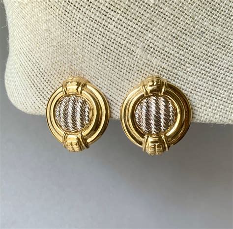 givenchy gold and cz earrings macys|vintage givenchy jewelry marks.